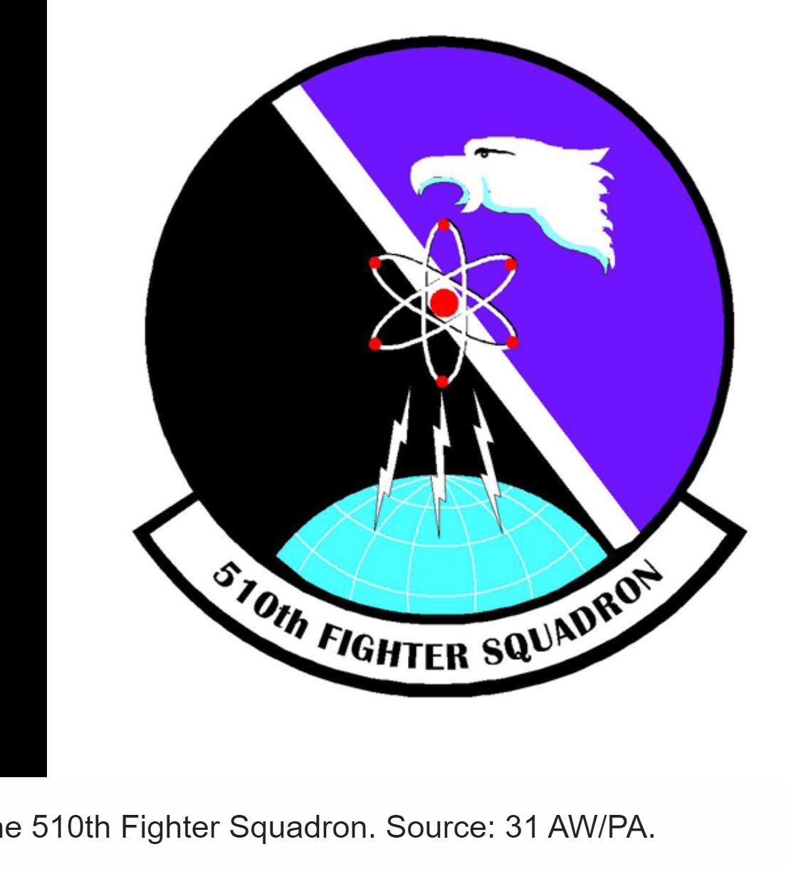 510th Fighter Squadron Patch – With hook and loop